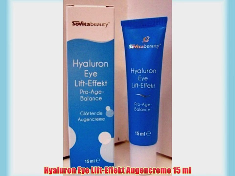Hyaluron Eye Lift-Effekt Augencreme 15 ml