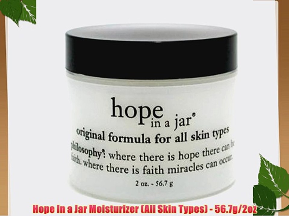 Hope In a Jar Moisturizer (All Skin Types) - 56.7g/2oz