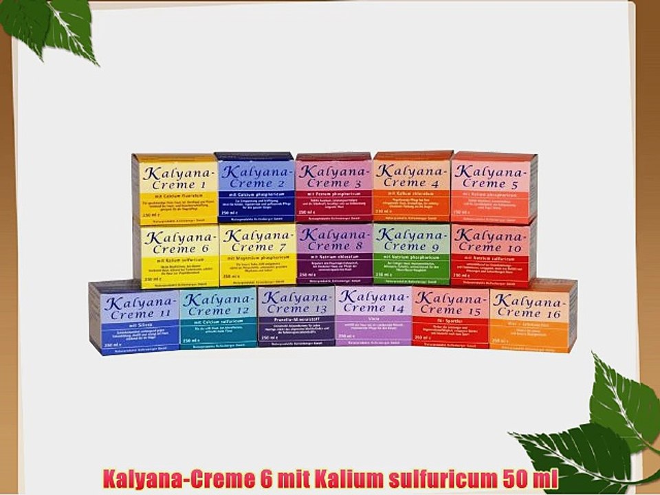 Kalyana-Creme 6 mit Kalium sulfuricum 50 ml