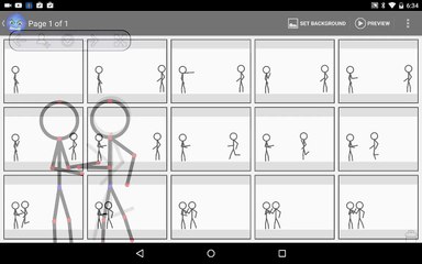 Stickman fight (behind the scenes)
