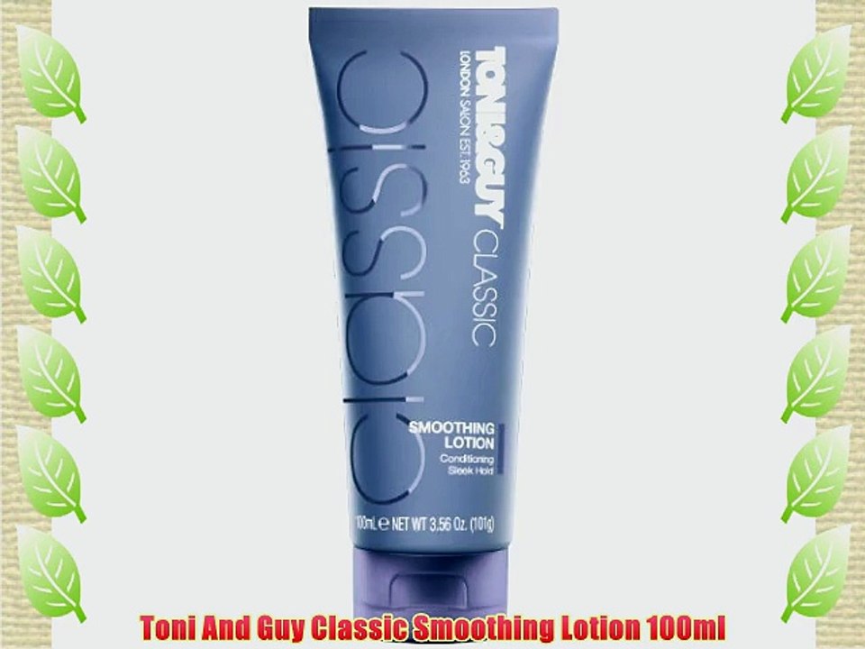 Toni And Guy Classic Smoothing Lotion 100ml