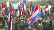 Thousands of Croats rally against Serb Cyrillic signs