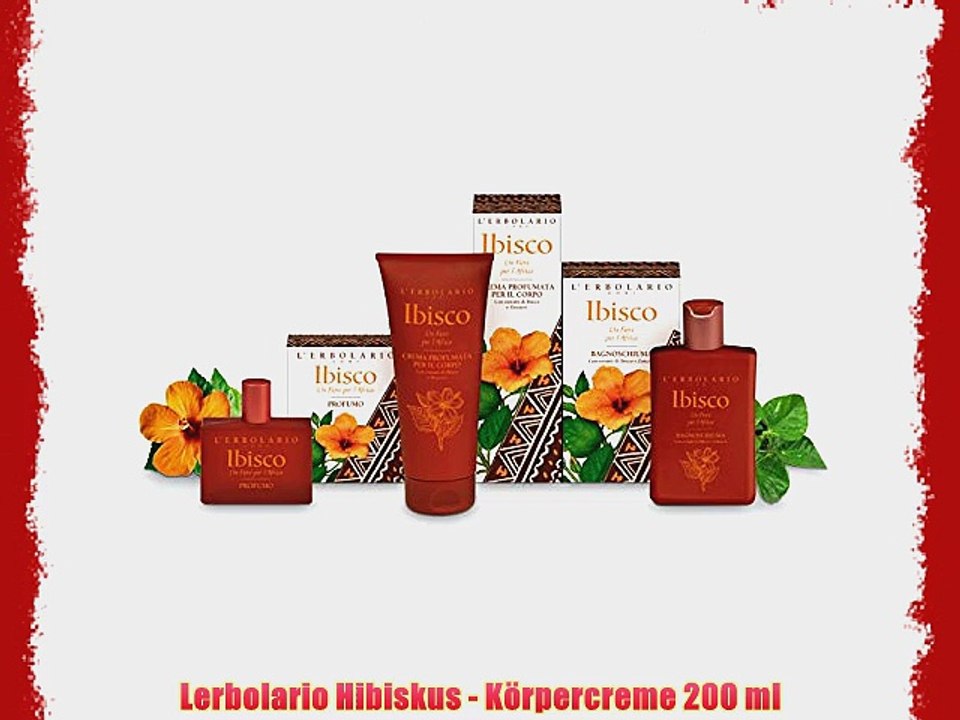 Lerbolario Hibiskus - K?rpercreme 200 ml