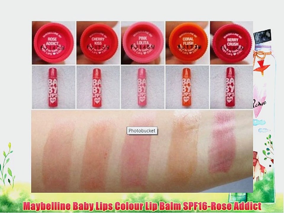 Maybelline Baby Lips Colour Lip Balm SPF16-Rose Addict