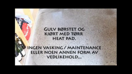 Slipt betonggulv med FLOOREVER Pro etter en vinter