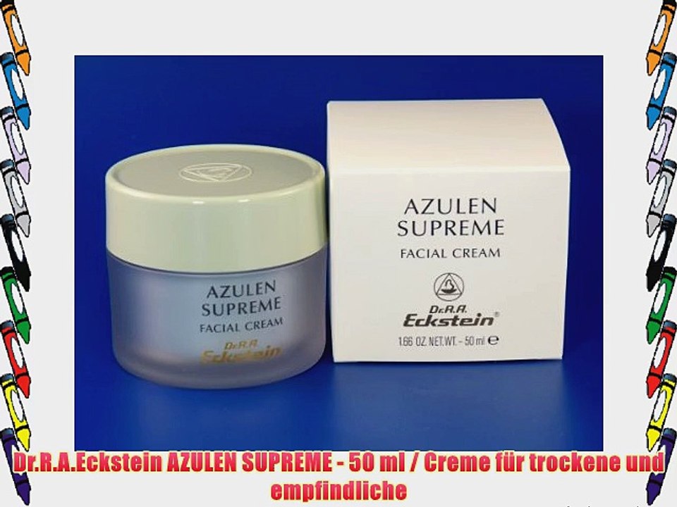 Dr.R.A.Eckstein AZULEN SUPREME - 50 ml / Creme f?r trockene und empfindliche