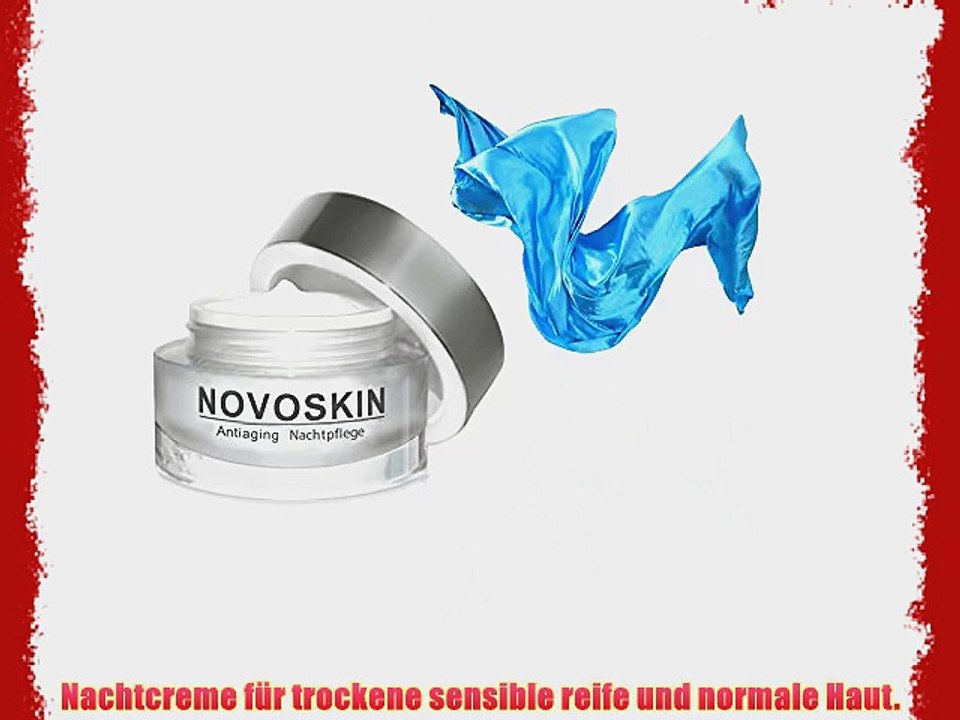 Nachtcreme von NOVOSKIN - NOVOSKIN Antiaging Nachtpflege - Creme mit Ultra-niedermolekularer