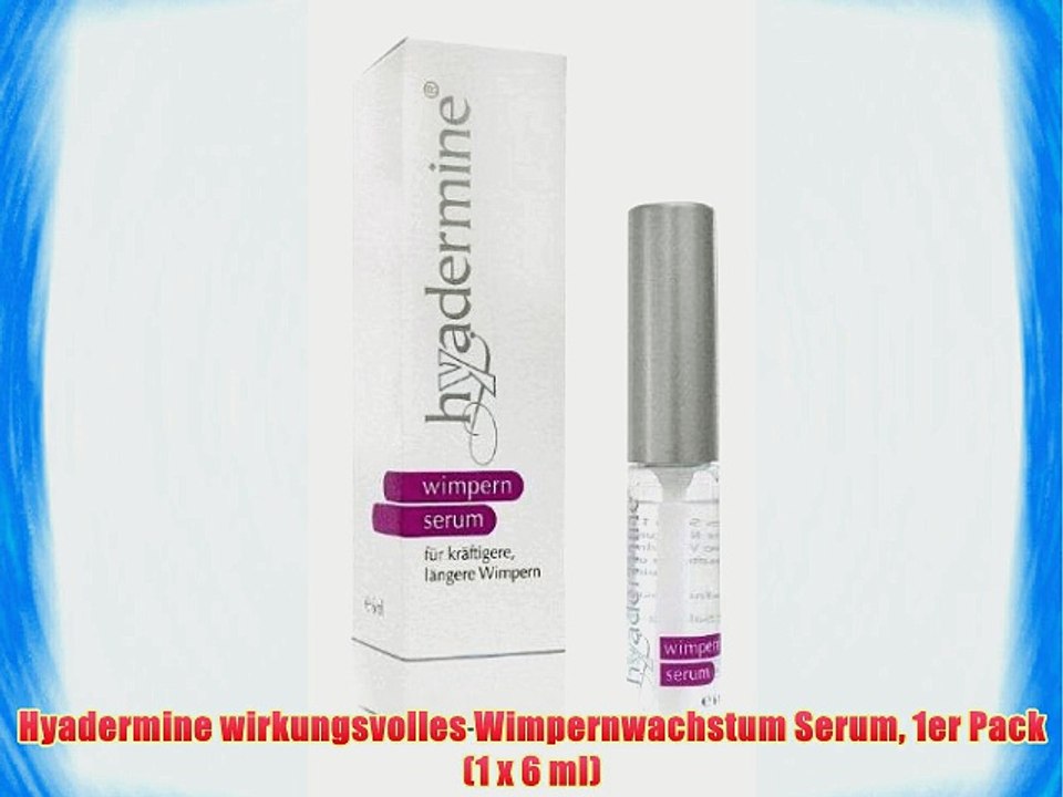 Hyadermine wirkungsvolles Wimpernwachstum Serum 1er Pack (1 x 6 ml)