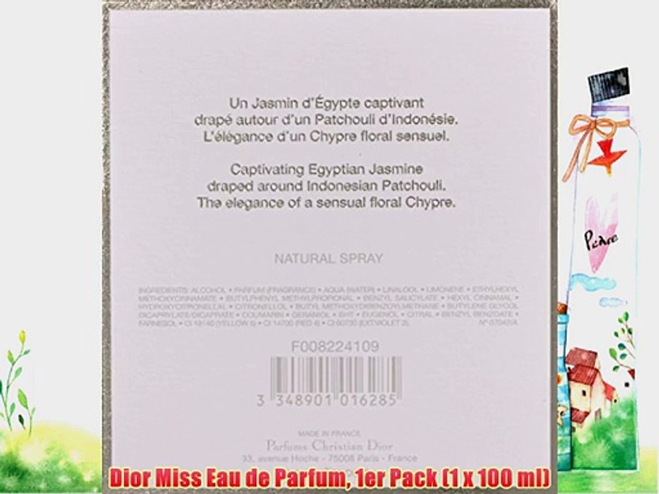 Dior Miss Eau de Parfum 1er Pack (1 x 100 ml)