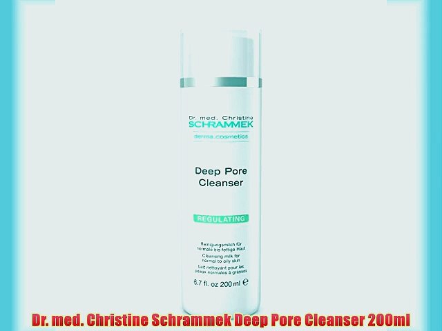 schrammek deep pore cleanser