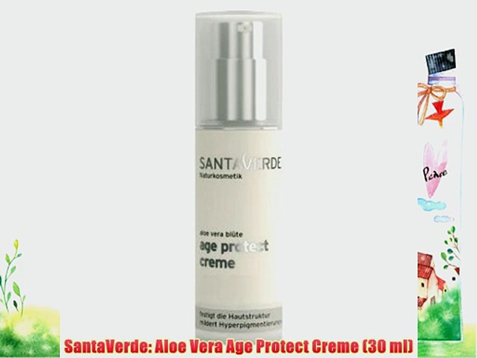 SantaVerde: Aloe Vera Age Protect Creme (30 ml)