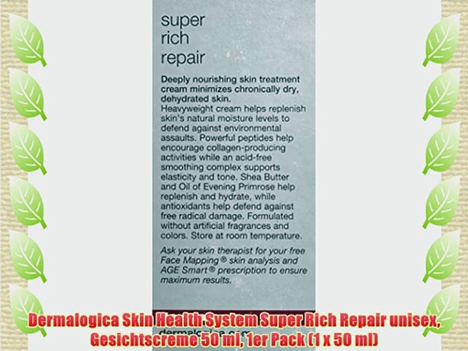 Dermalogica Skin Health System Super Rich Repair unisex Gesichtscreme 50 ml 1er Pack (1 x 50