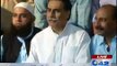 Speaker National Assembly Sardar Ayaz Sadiq attending an Iftar reception arranged by Abid Mushtaq at UC 118.