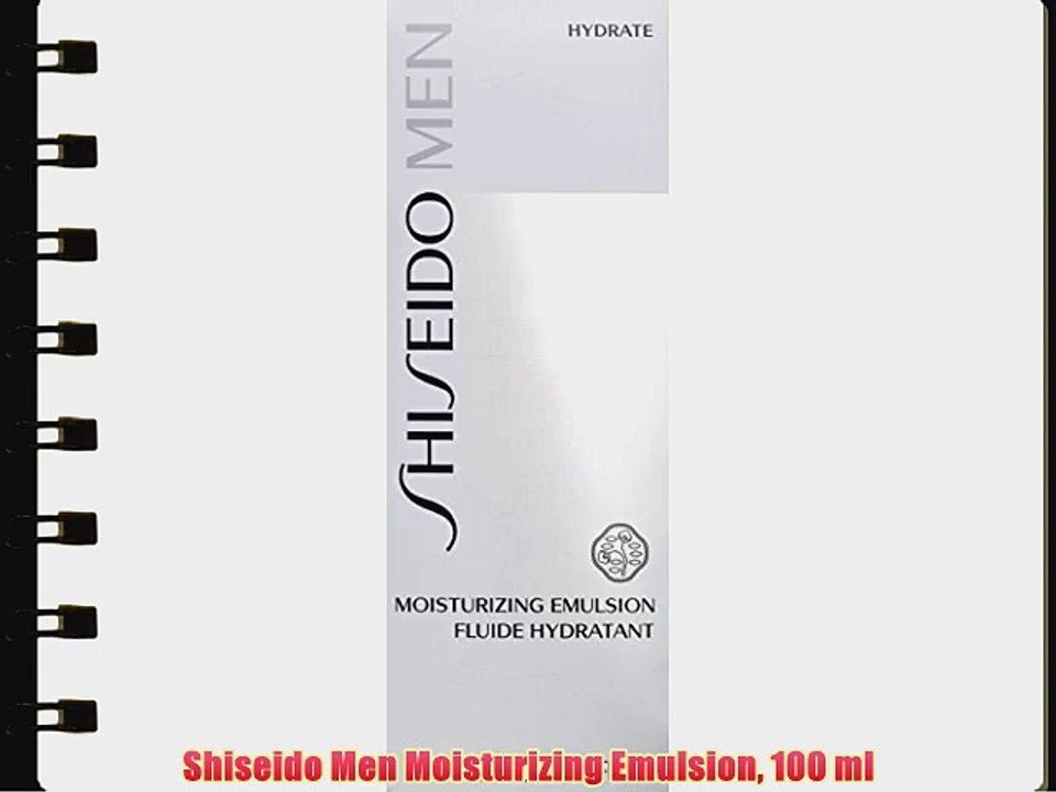 Shiseido Men Moisturizing Emulsion 100 ml