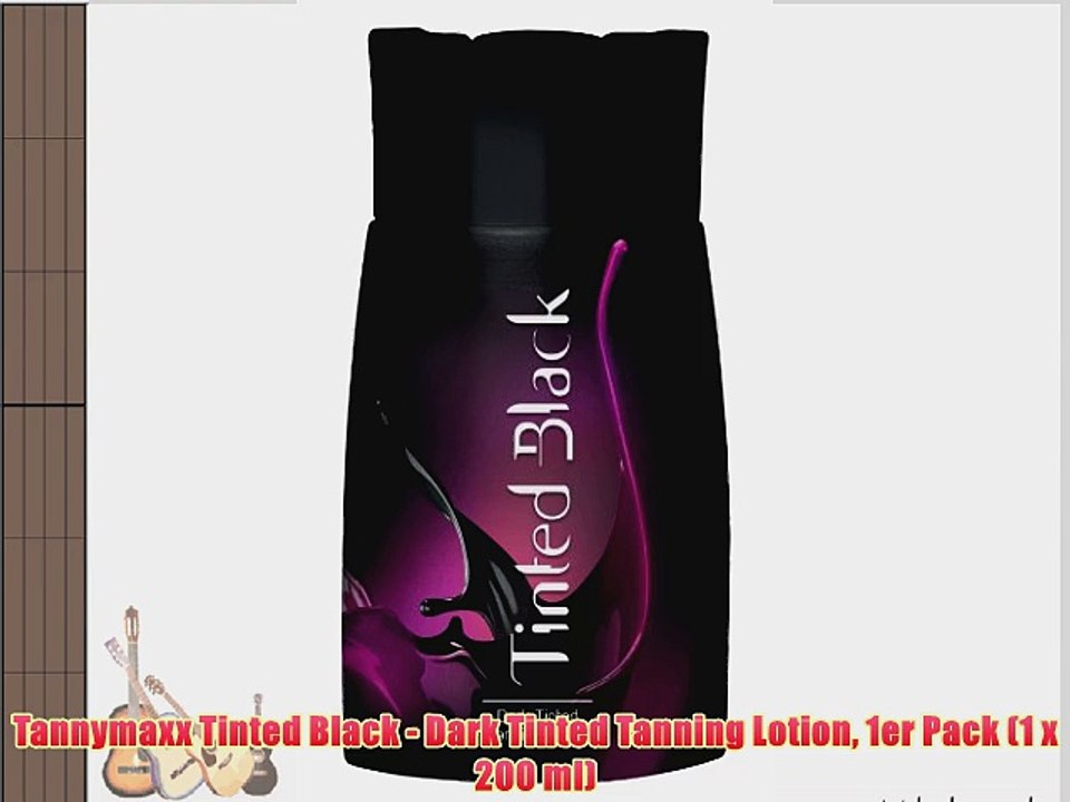 Tannymaxx Tinted Black - Dark Tinted Tanning Lotion 1er Pack (1 x 200 ml)