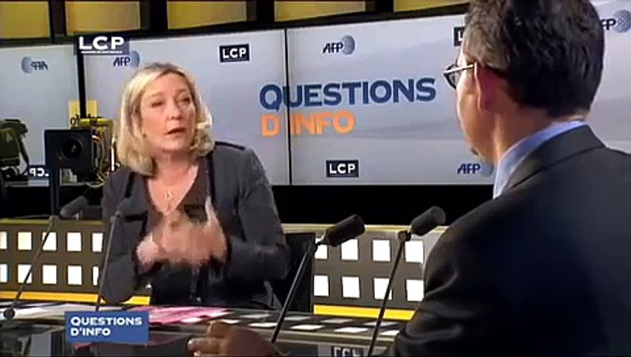 Marine Le Pen atomise DSK !