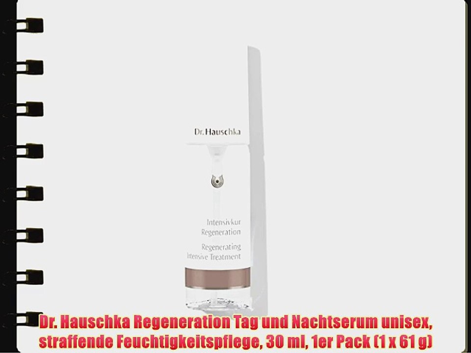 Dr. Hauschka Regeneration Tag und Nachtserum unisex straffende Feuchtigkeitspflege 30 ml 1er