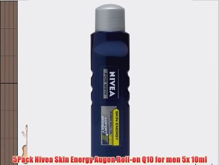 5Pack Nivea Skin Energy Augen Roll-on Q10 for men 5x 10ml - video  Dailymotion