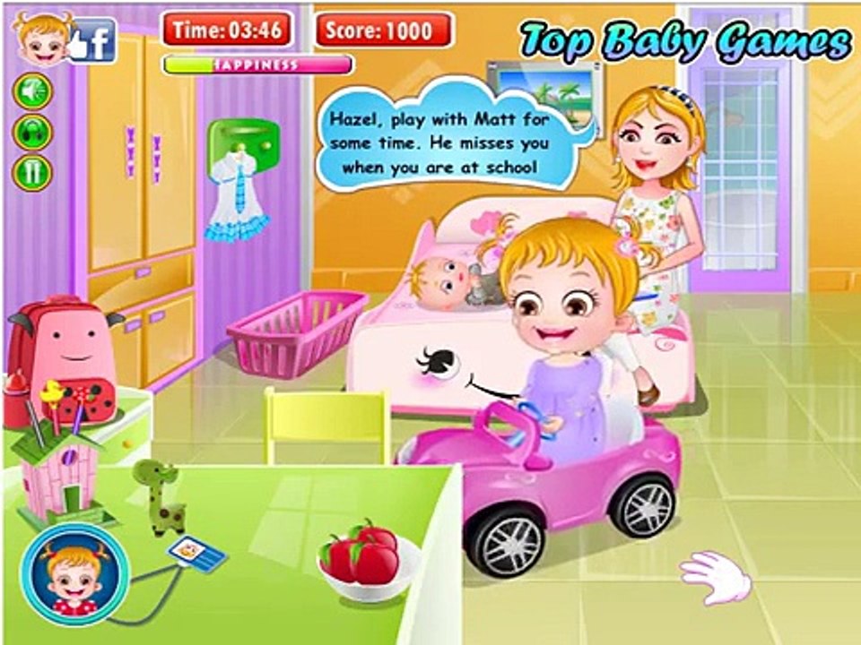 Baby Hazel Full Cartoon Games - Baby Hazel School Hygiene 2014