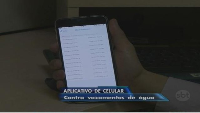 Aplicativo ajuda moradores a denunciar vazamentos de água