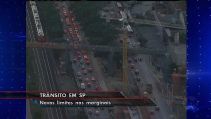 Marginais Tietê e Pinheiros têm limite de velocidade reduzido