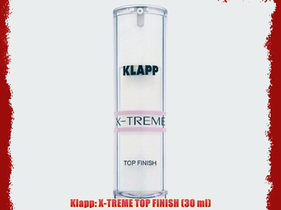 Klapp: X-TREME TOP FINISH (30 ml)