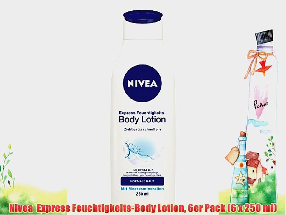 Nivea  Express Feuchtigkeits-Body Lotion 6er Pack (6 x 250 ml)