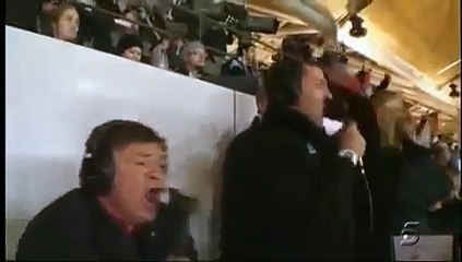 Celebración de Camacho gol de Iniesta a Holanda-España FINAL