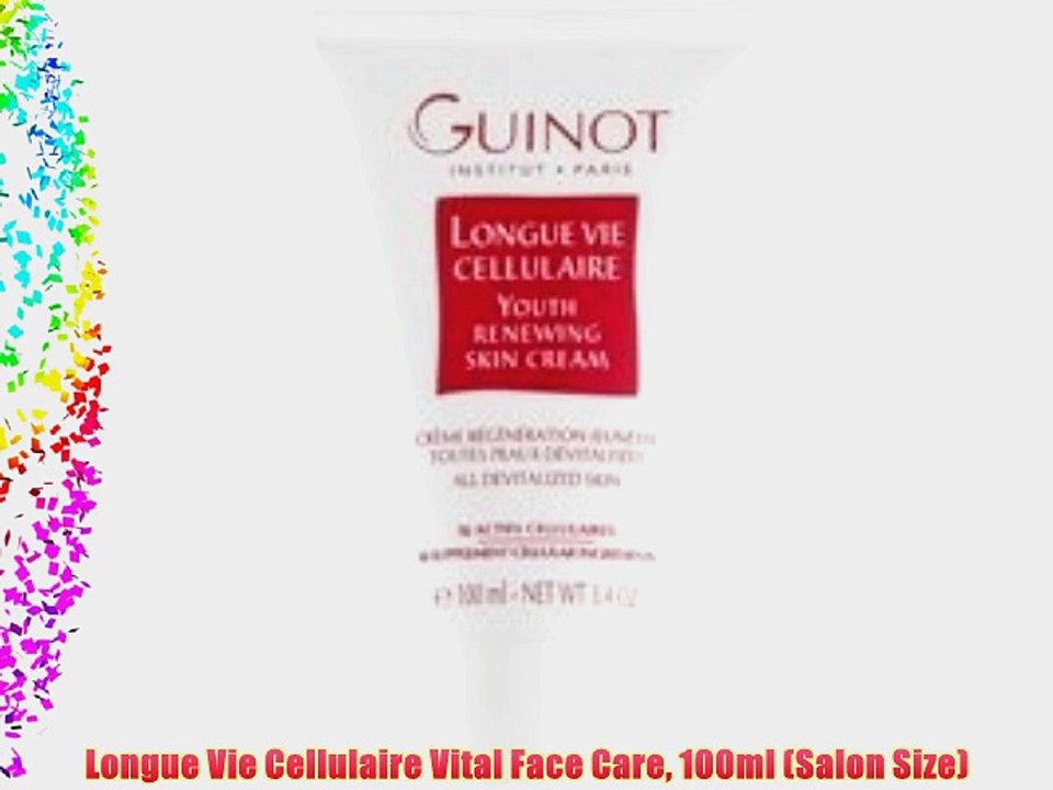 Longue Vie Cellulaire Vital Face Care 100ml (Salon Size)