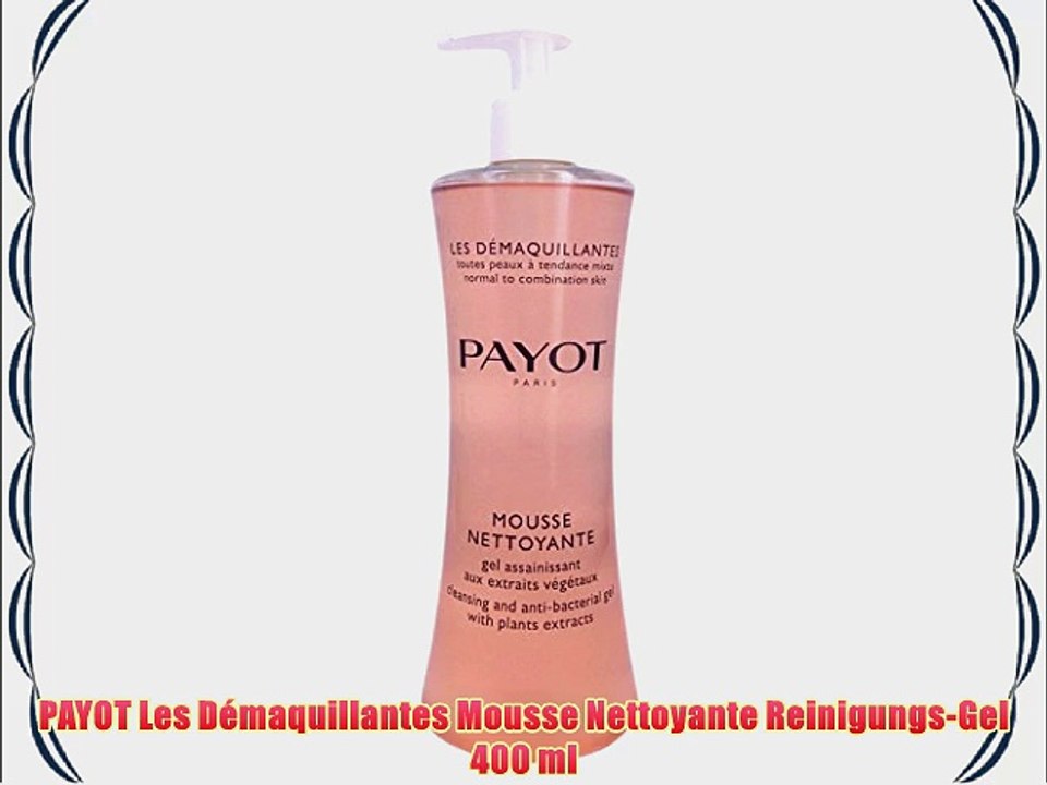 PAYOT Les D?maquillantes Mousse Nettoyante Reinigungs-Gel 400 ml