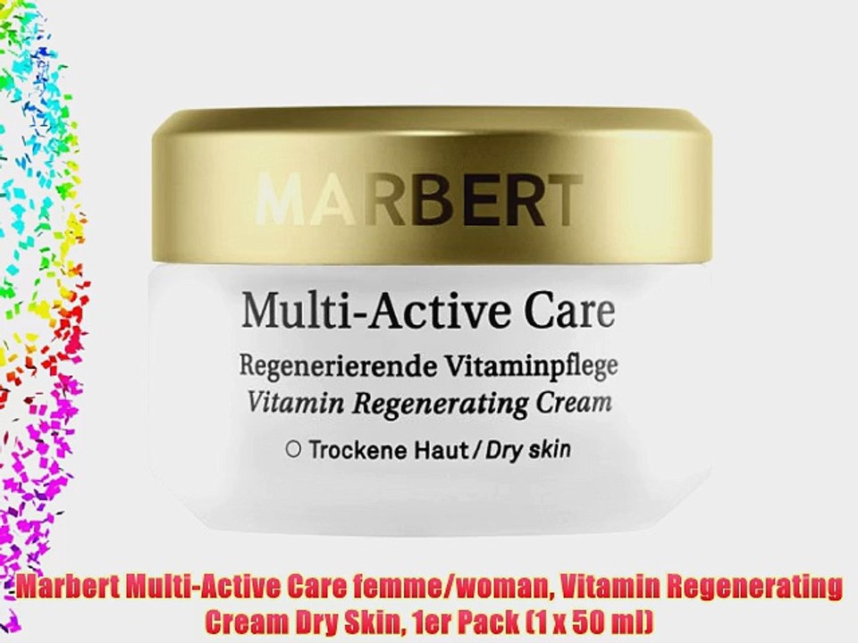 Marbert Multi-Active Care femme/woman Vitamin Regenerating Cream Dry Skin 1er Pack (1 x 50