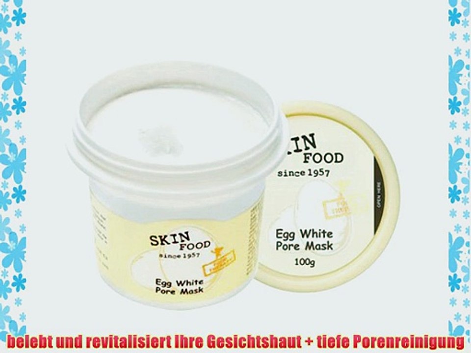 Skin Food - Eiwei? Maske - Egg White Mask - Porenreinigung - Gesichtspflege