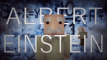 ERB Albert Einstein VS Stephen Hawking Minecraft Verison