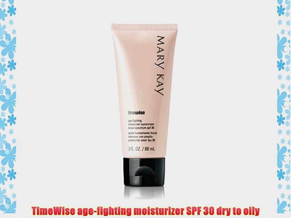 TimeWise age-fighting moisturizer SPF 30 dry to oily