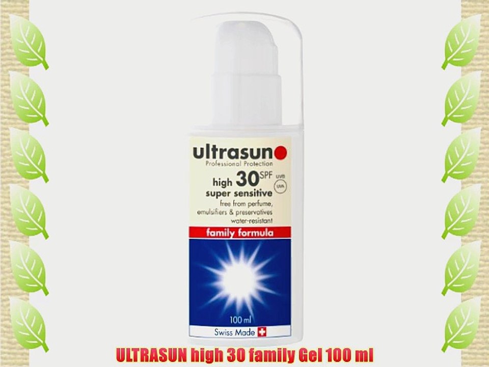 ULTRASUN high 30 family Gel 100 ml