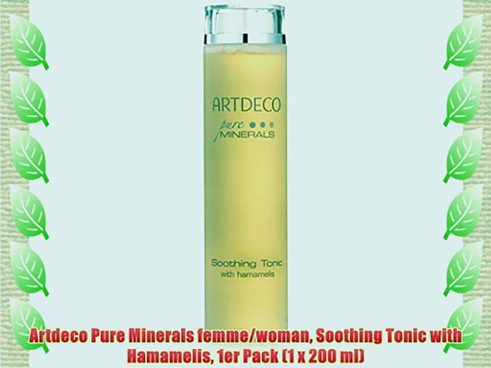 Artdeco Pure Minerals femme/woman Soothing Tonic with Hamamelis 1er Pack (1 x 200 ml)
