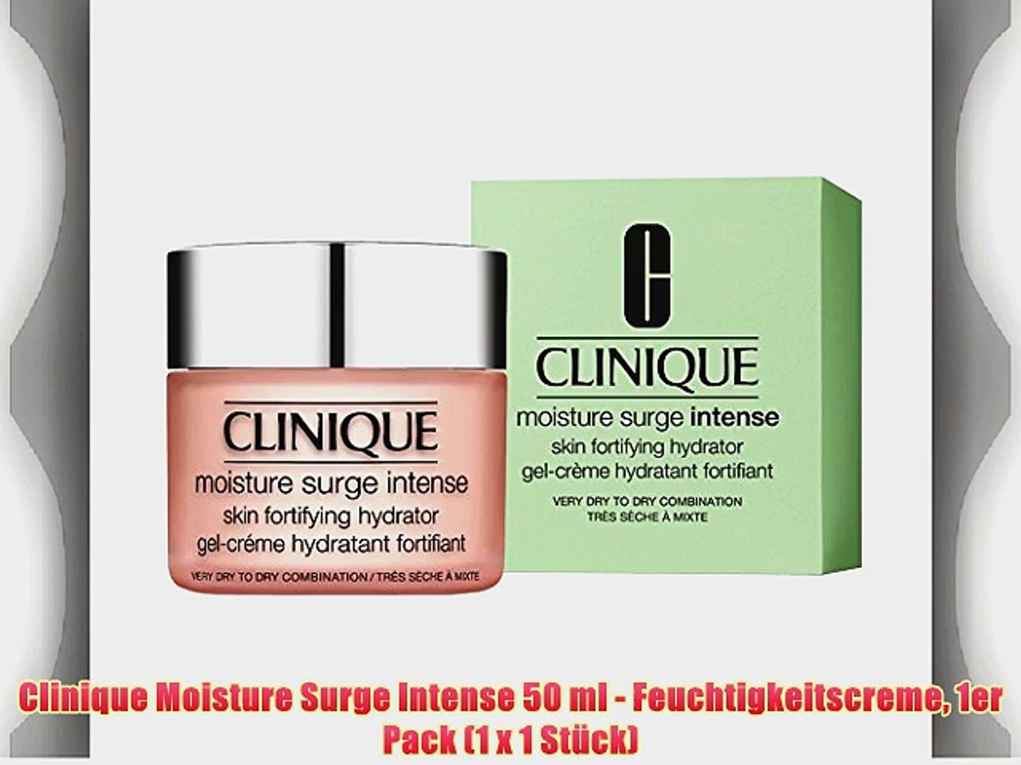 Clinique Moisture Surge Intense 50 Ml Feuchtigkeitscreme 1er Pack 1 X 1 St Ck Video Dailymotion