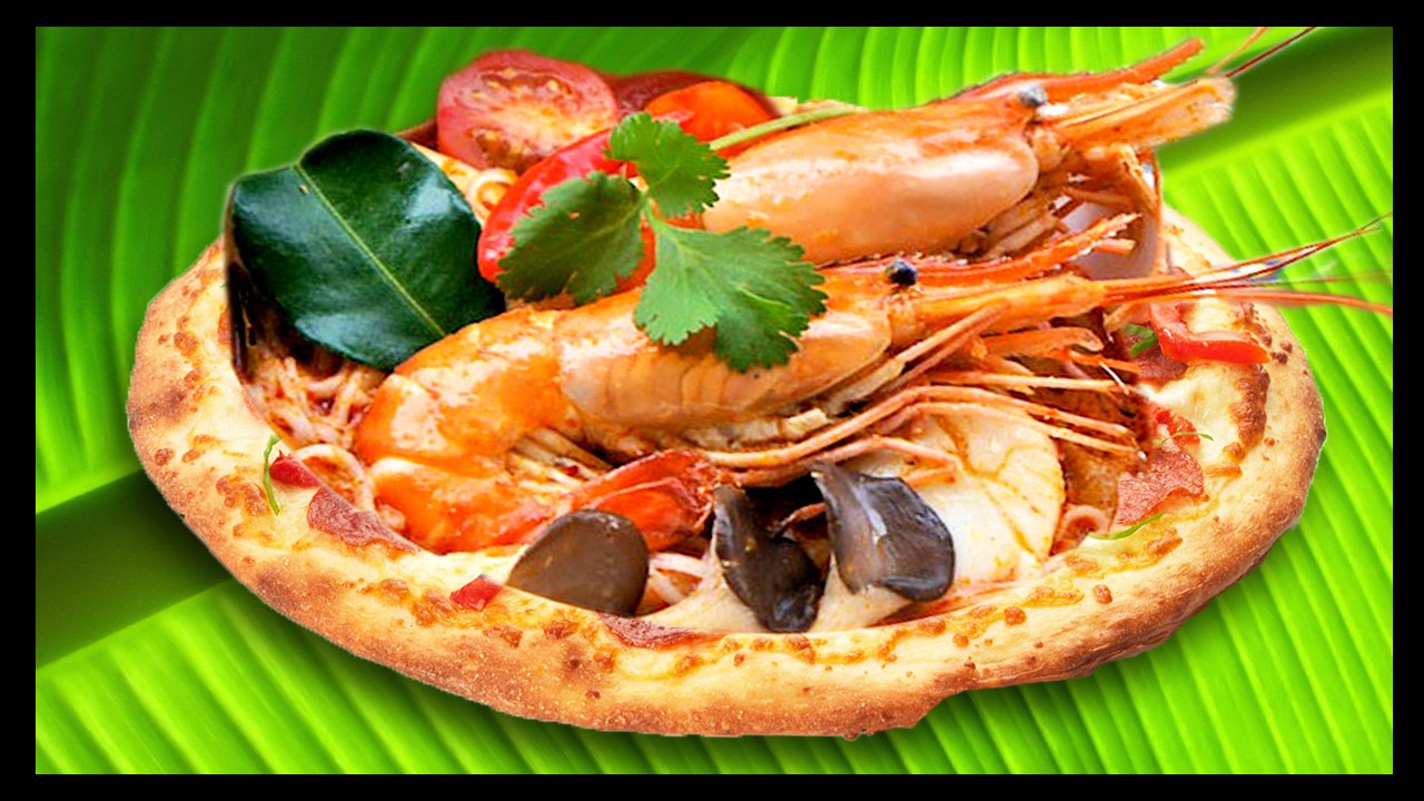 SOUP FLAVORED PIZZA!? - Food Feeder