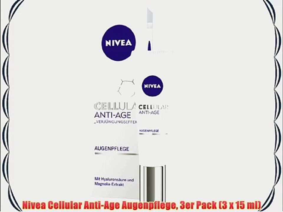 Nivea Cellular Anti-Age Augenpflege 3er Pack (3 x 15 ml)