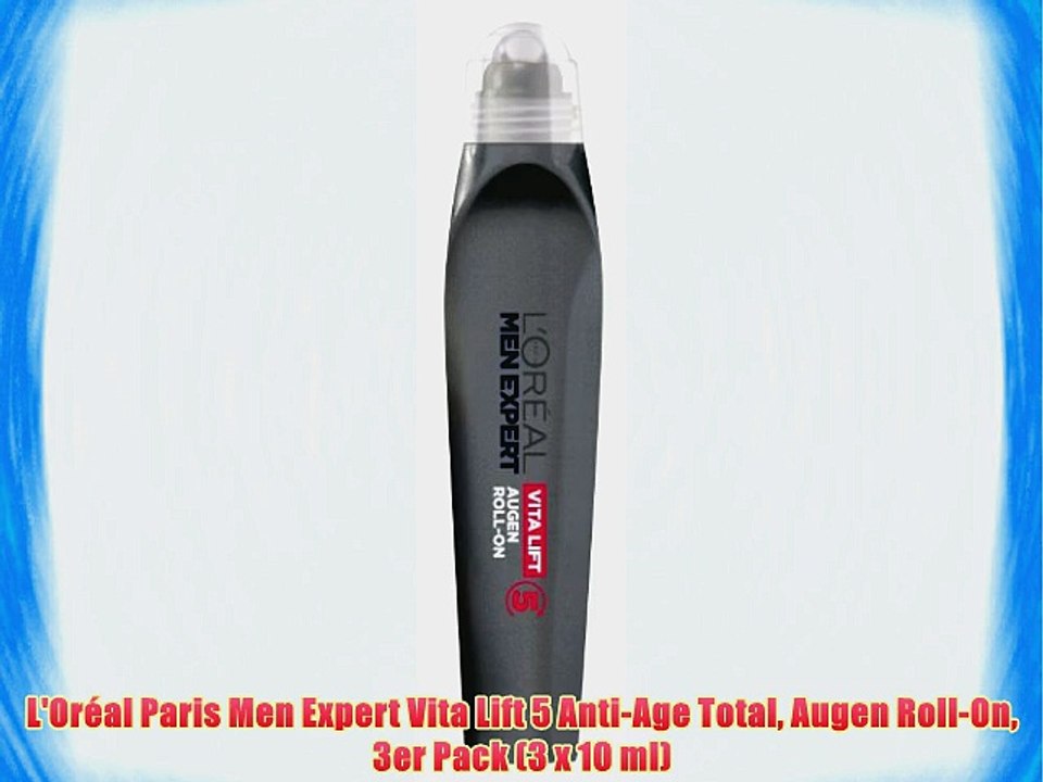 L'Or?al Paris Men Expert Vita Lift 5 Anti-Age Total Augen Roll-On 3er Pack (3 x 10 ml)