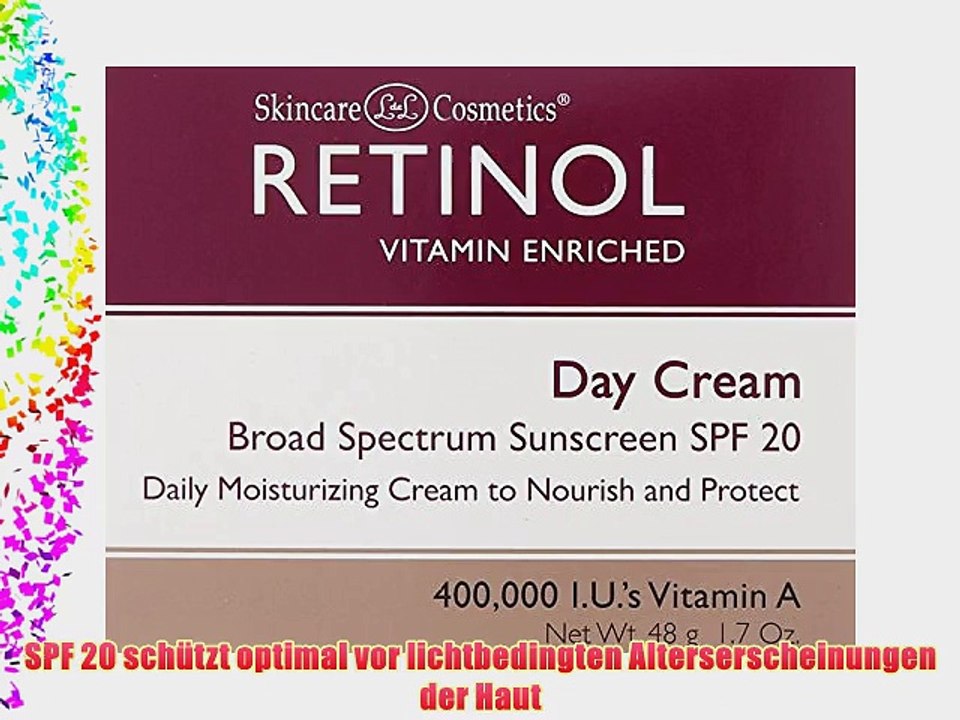 Skincare LdeL Cosmetics Retinol Day Cream 50 ml Jar- [Tagespflege]