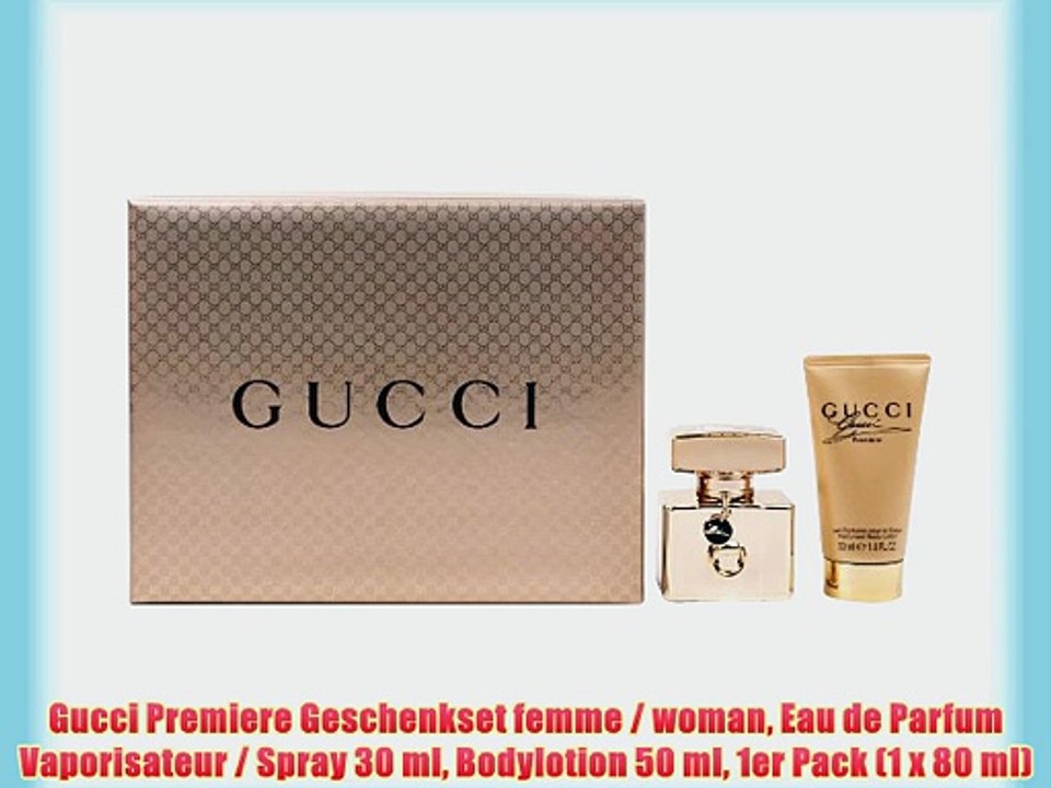 Gucci Premiere Geschenkset femme / woman Eau de Parfum Vaporisateur / Spray 30 ml Bodylotion