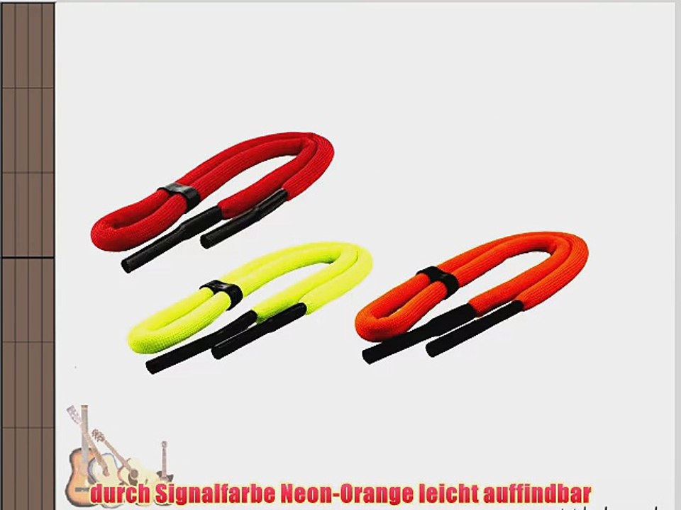 Schwimmf?higes Brillenband in Signal-/Neonfarben wahlweise in 1er- oder 2er-Pack (orange 2er-Pack)