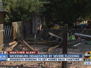 Clean-up begins in Wickenburg