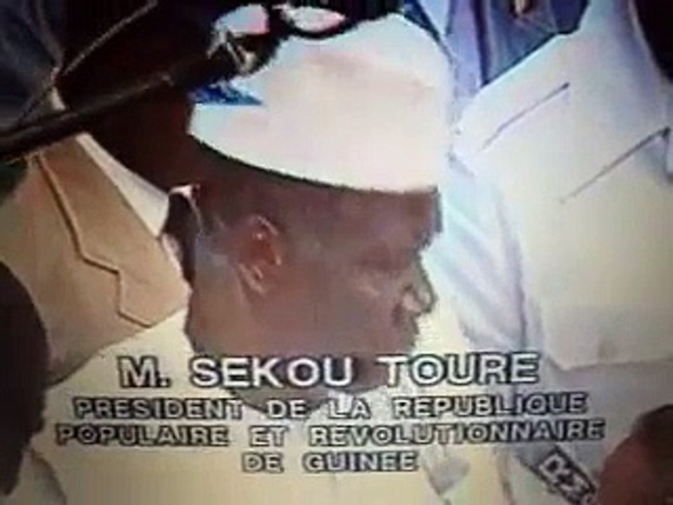 Première visite de Sékou Touré en France depuis 1958