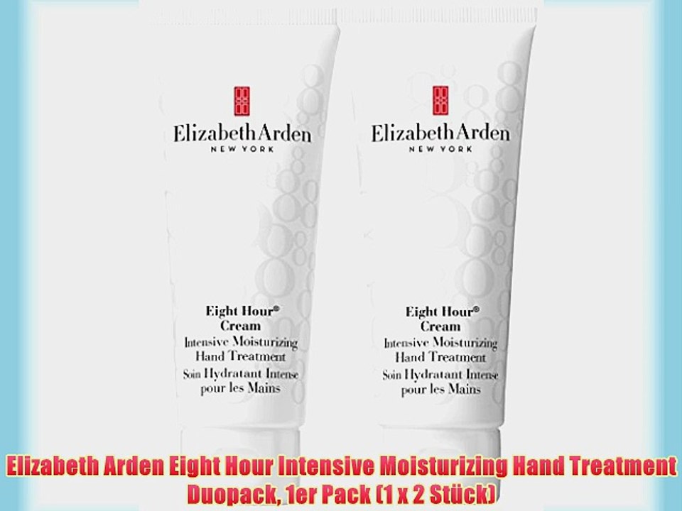 Elizabeth Arden Eight Hour Intensive Moisturizing Hand Treatment Duopack 1er Pack (1 x 2 St?ck)