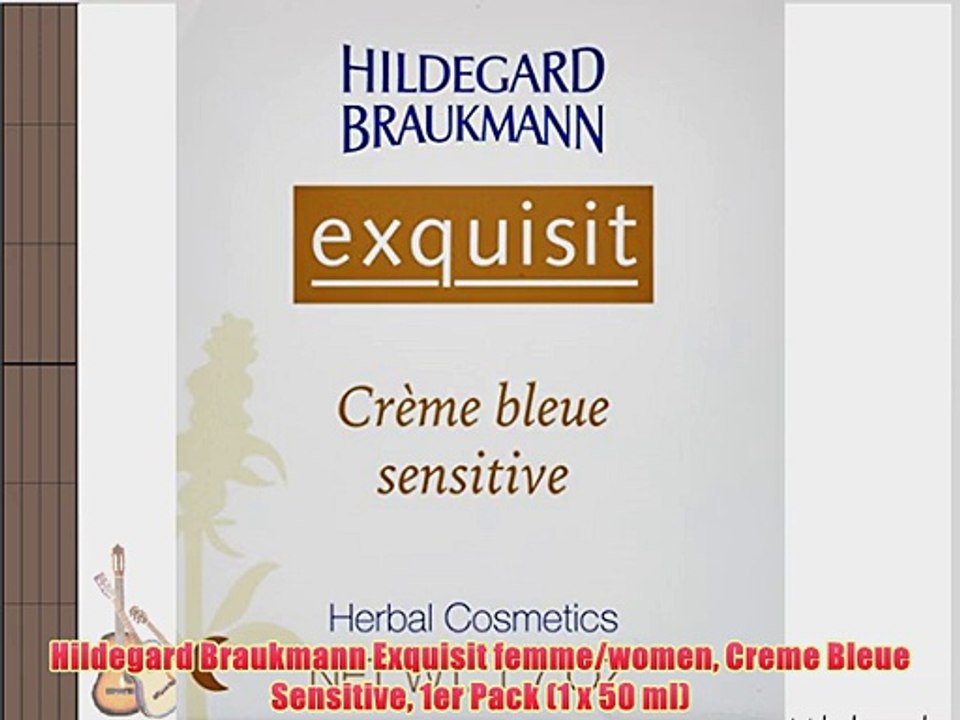 Hildegard Braukmann Exquisit femme/women Creme Bleue Sensitive 1er Pack (1 x 50 ml)
