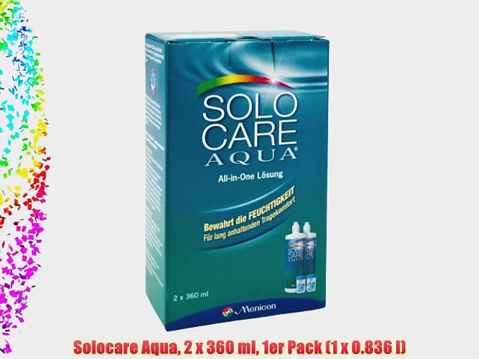 Solocare Aqua 2 x 360 ml 1er Pack (1 x 0.836 l)