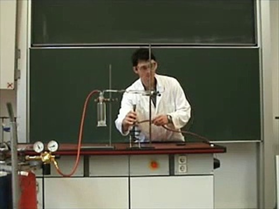Reduktion von CuO mit Wasserstoff