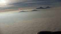 Five Mexico Volcanoes from Air HD